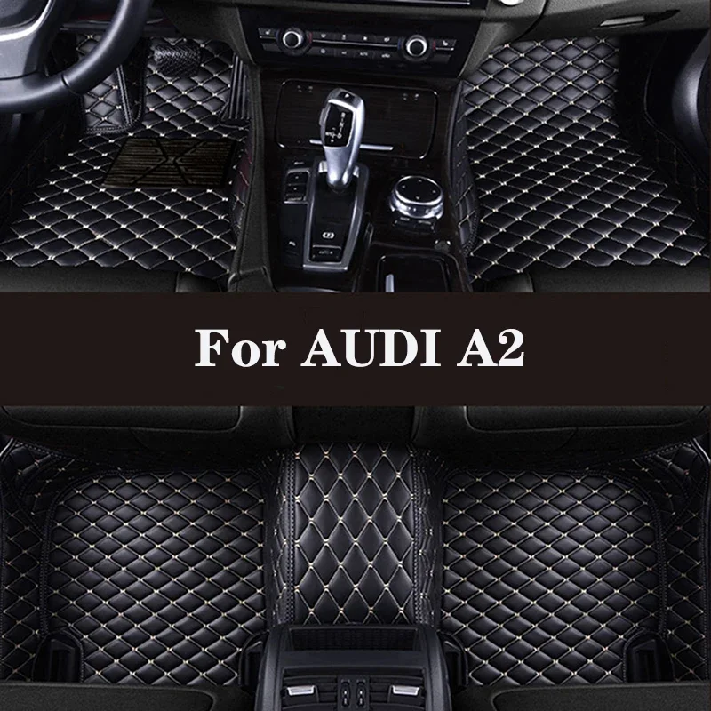 

Full Surround Custom Leather Car Floor Mat For AUDI A2 1999-2006 (Model Year) Car Interior Auto Parts