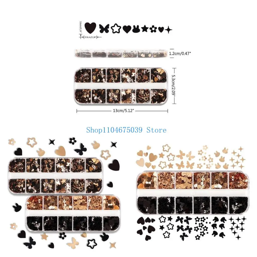 

5asd Resin Filling Heart Glitter for Epoxy Resin Mold Filler Sequin Art Decor