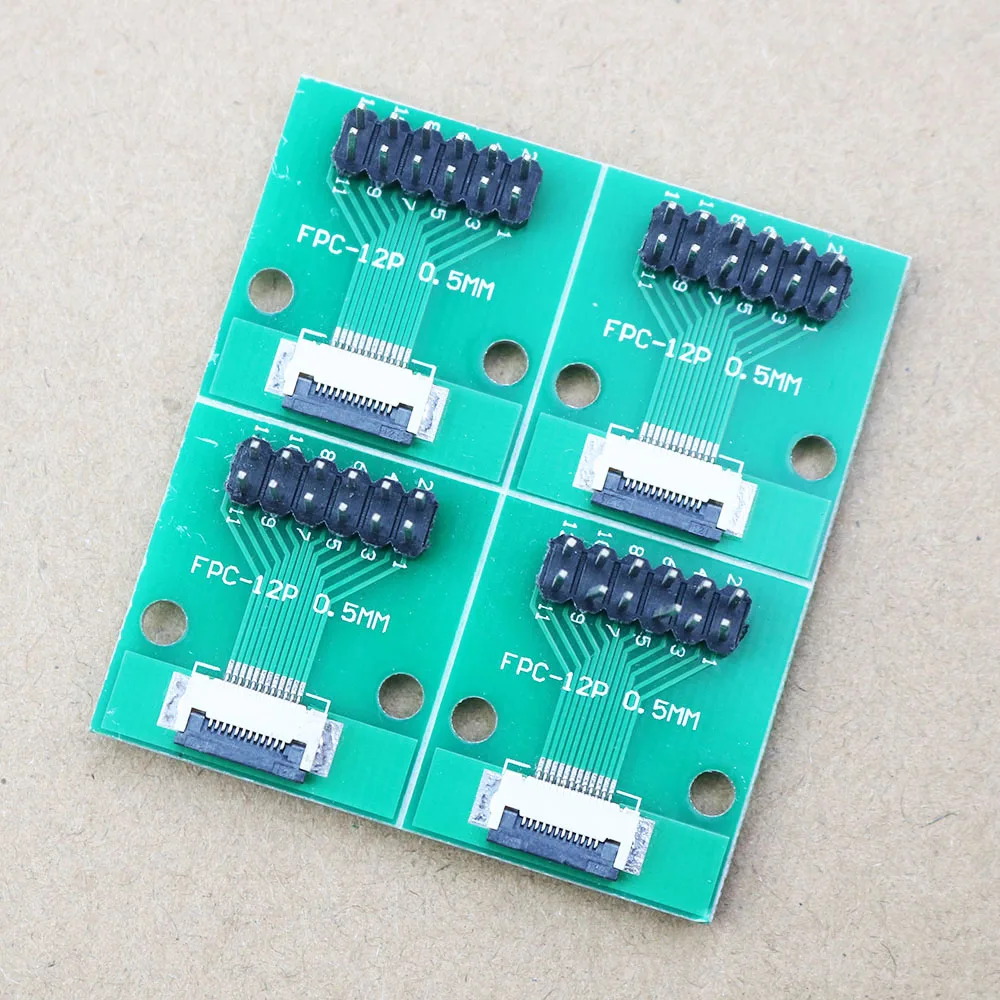 FPC/FFC Flat Cable Transfer Plate Is Directly Inserted DIY 0.5 mm 1mm Spacing Connector 6P/8P/12P/20P/30P/40P/60P  WP-848