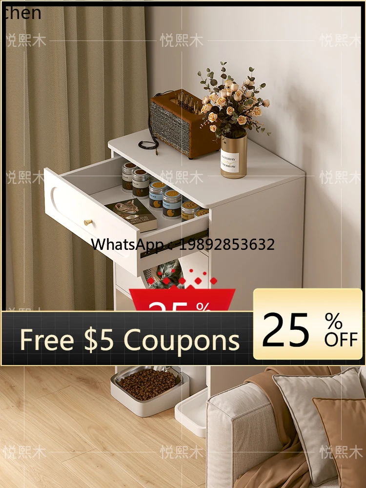 

Small Side Cabinet Locker Pet Corner Living Room Sofa Side Small Apartment Household Balcony Storage Cabinet