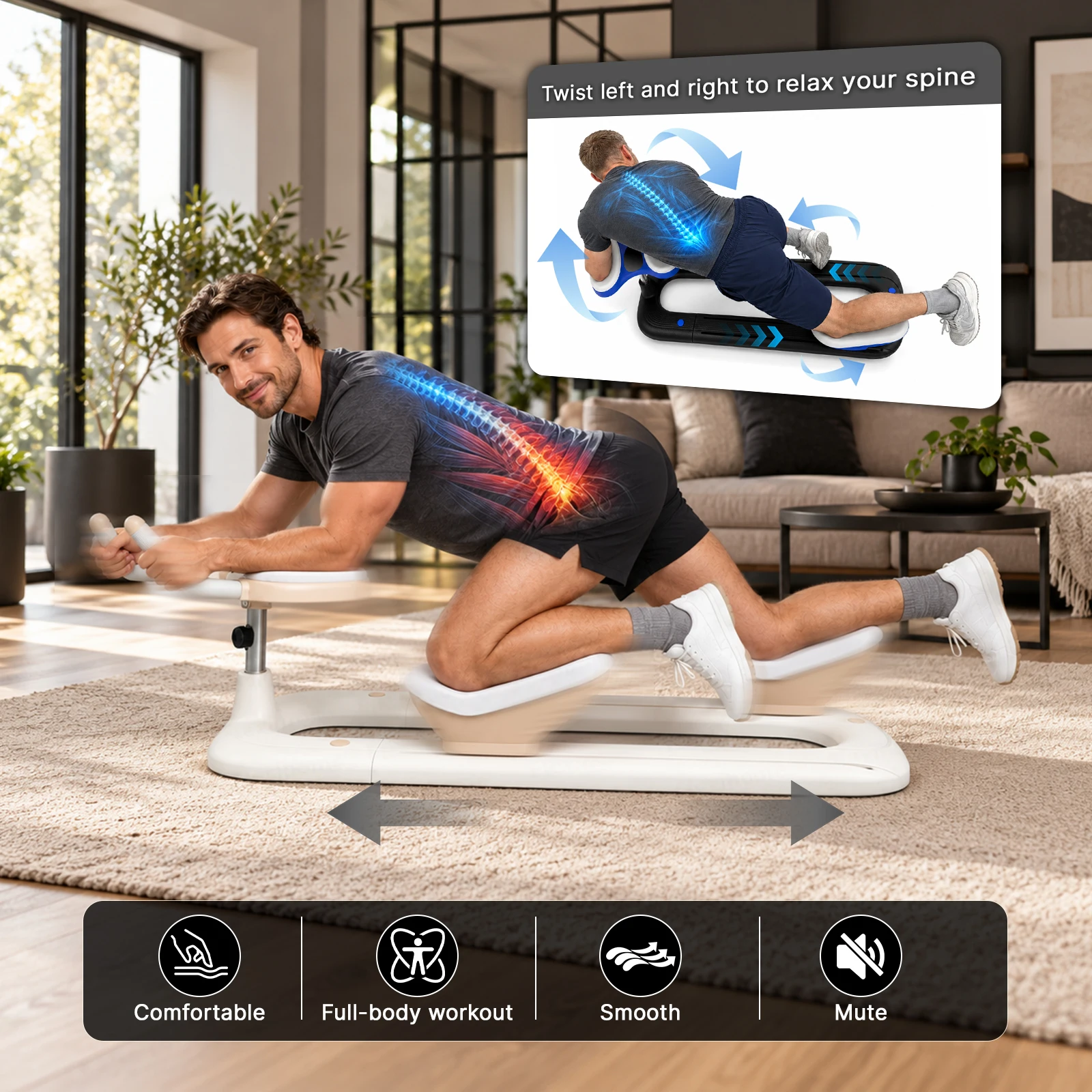 Flexihome Twist Crawler V2 Hom - Posture Corrector Back ulasan dan harga