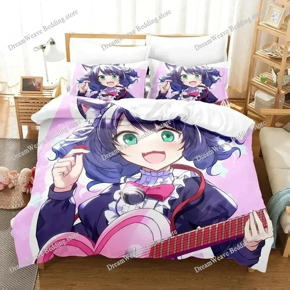 

Anime Show By Rock Bedding Set Duvet Cover Bed Set Quilt Cover Pillowcase Comforter King Queen Size Boys Adult Bedding Set