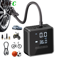 EAFC 150PSI Car Tire Inflator 4500mAh Electric Inflator For Car Digital Air Compressor Bicycle Ball Cordless Inflator Pump