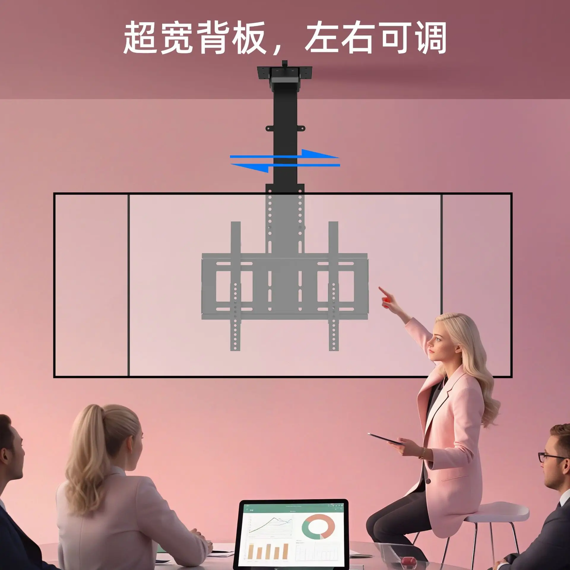 Ascenseur de télévision de plafond motorisé automatique électrique/ascenseur motorisé haut et bas meuble de télévision de plafond télécommande hauteur réglable