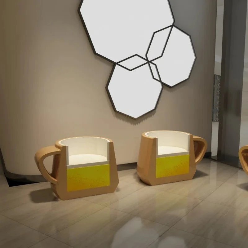 Y227 Coffee Chair Luxurious FRP Bench Modern Commercial Waiting Chair for Hospitals Hotels Outdoor Gardens Schools Lobbies