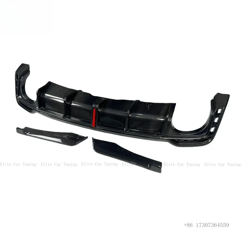 

Carbon Fiber KB Style Car Bumper Rear Diffuser for RS5 B9.5 Auto Peormance Part Body Kit Front Spoiler Lip