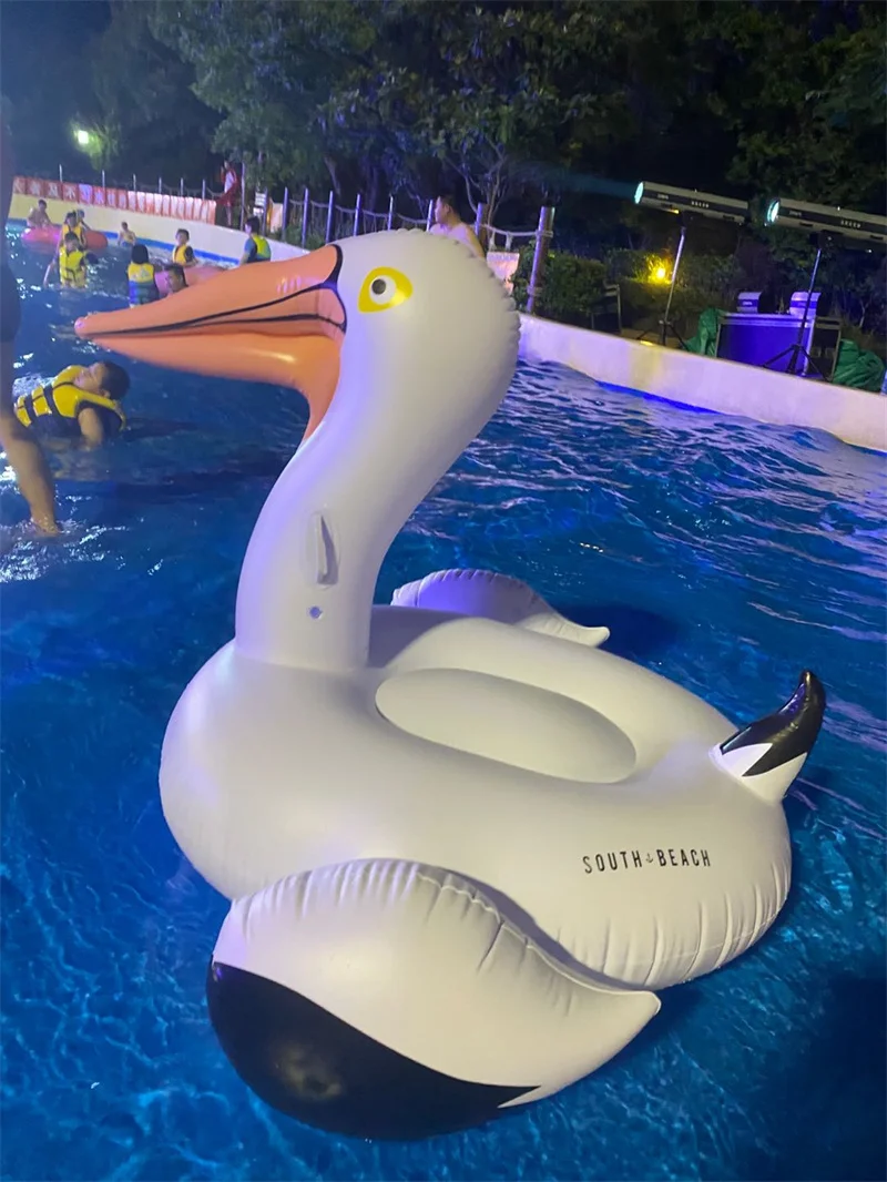 150Cm Opblaasbare Toekan Zwembad Float 2022 Nieuwste Ride-On Swan Opblaasbare Zwemmen Ring Water Matras Zomer Water Party speelgoed