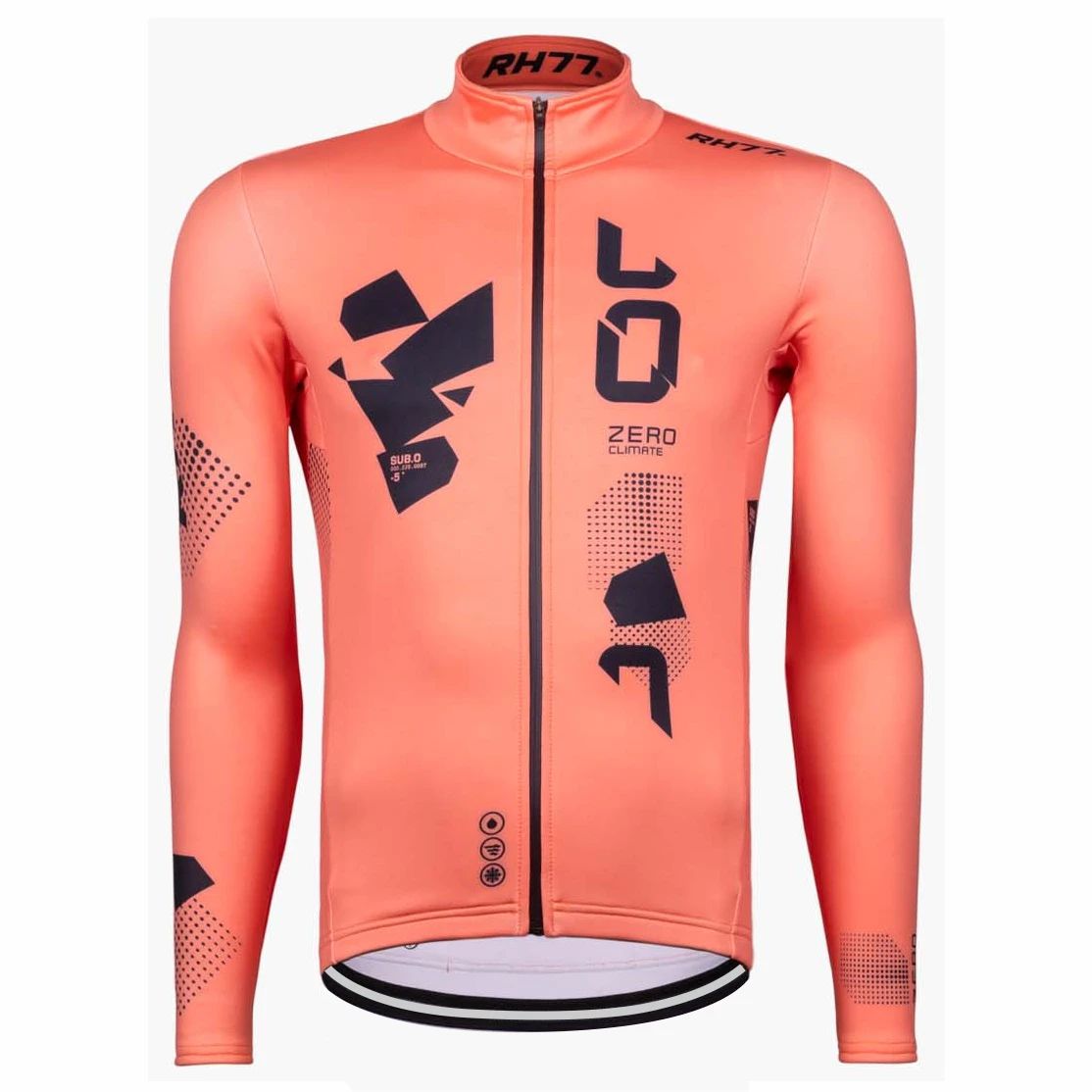 RH77 Cycling Jerseys Men\'s Winter Thermal Fleece Maillot Pro Team Clothing Outdoor Road Bike Apparel