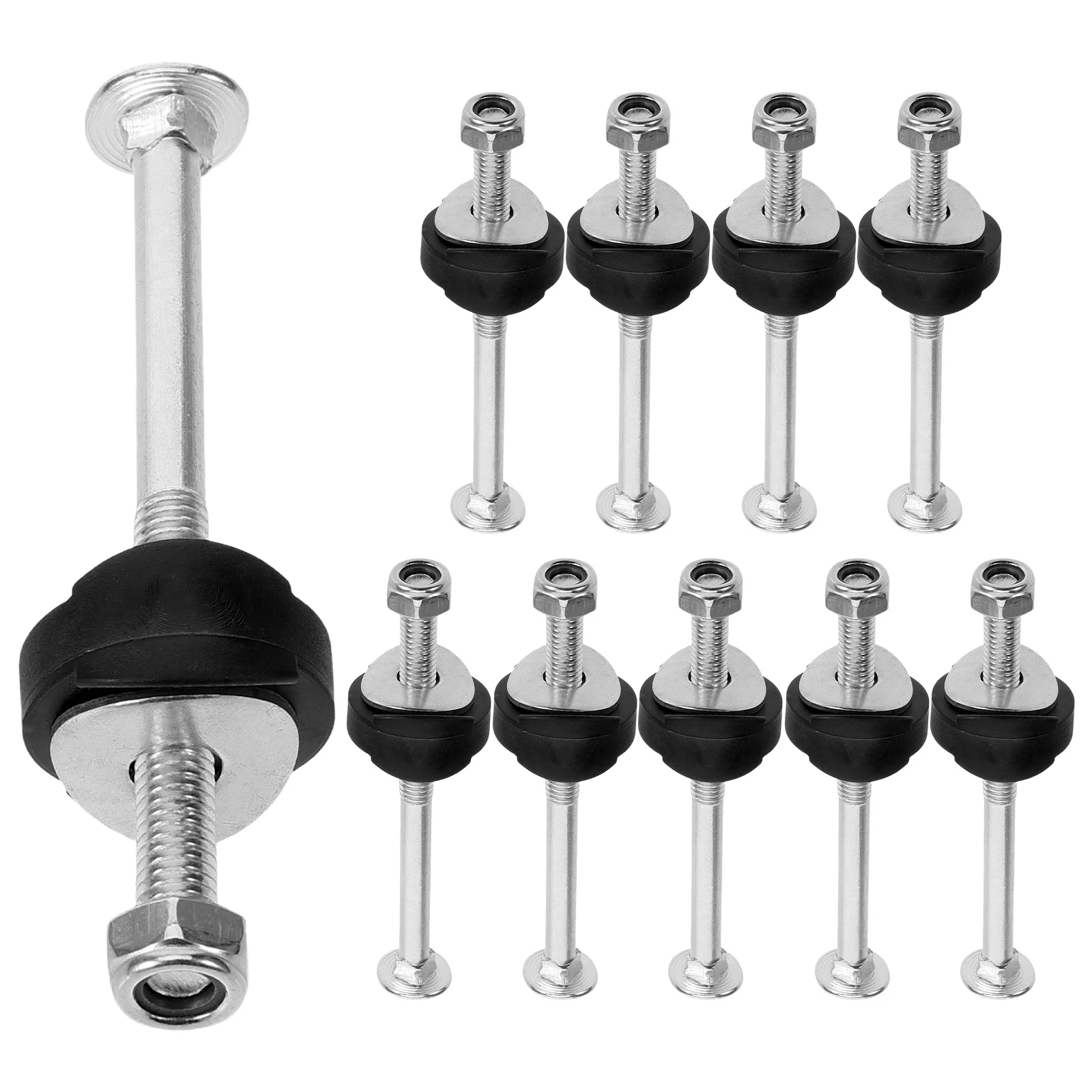 

Trampoline Accessories Fixing Screws Durable Part Jumping Bed Long Galvanized Steel Rubber Anti Falling Practical