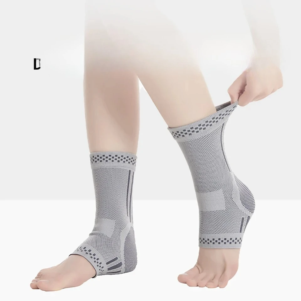 1 قطعة حماية رياضية ذاتية التسخين حماية من الرياح والباردة دعم الكاحل تنفس غطاء عازل للقدم المضغوط