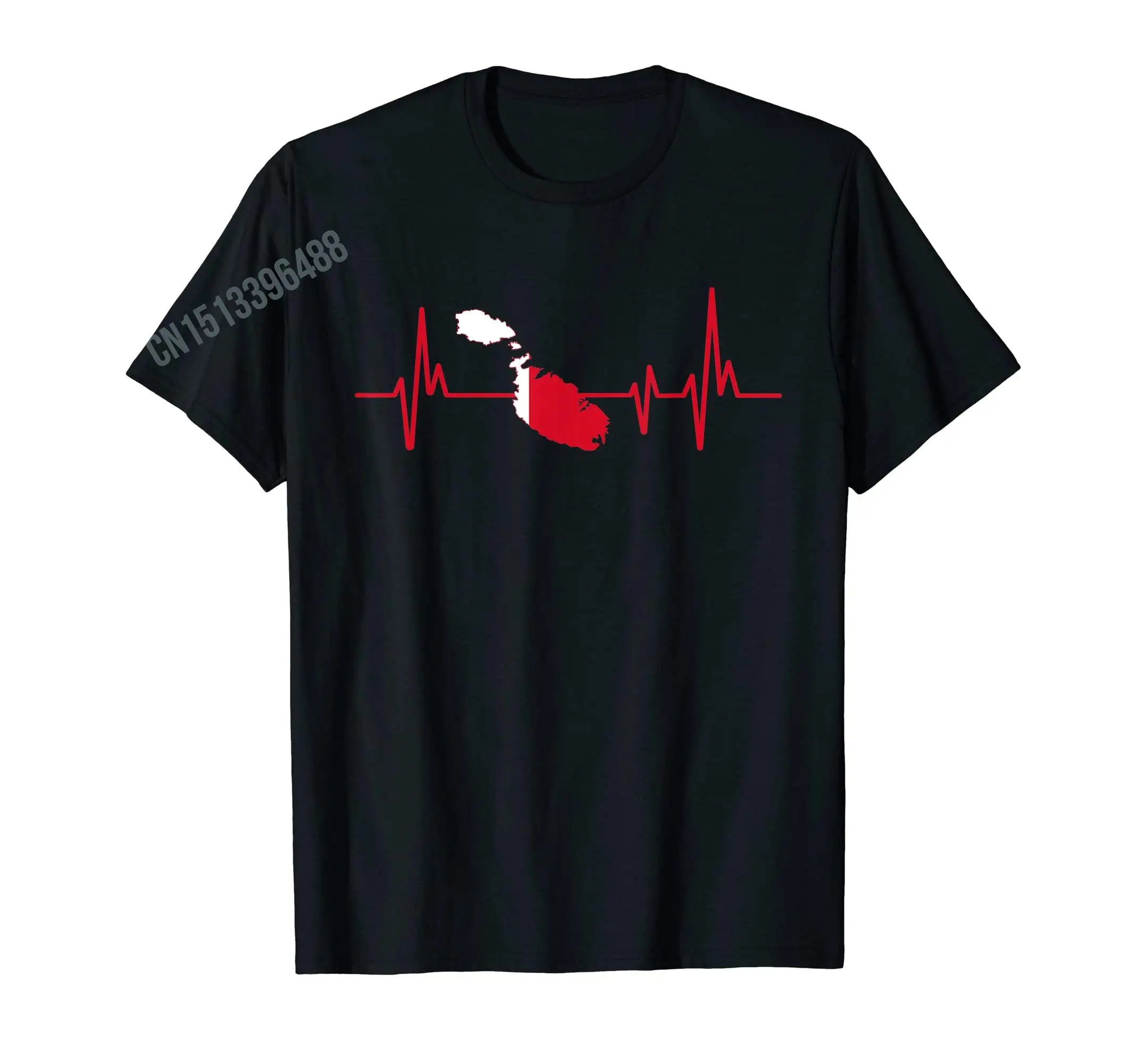 More Design Loving The Malta Home Country Flag Maltese Pride T-Shirt For Men Women T Shirt Tops Cotton Tees