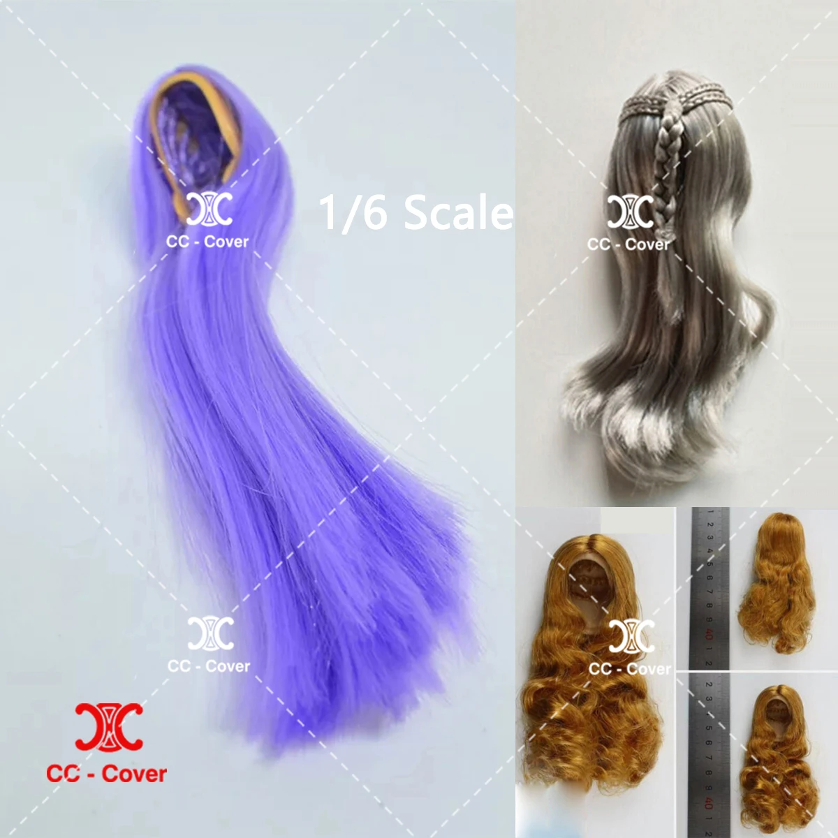 �y�Z�[�����z1/6�X�P�[�� �����w�b�h �X�J���v�e�b�h�w�A�J�o�[ �u���E�� �u���b�N ���b�h �E�B�b�O �X�g���[�g �J�[�� �E�F�C�r�[ 12�C���` �\���W���[ �A�N�V�����t�B�M���A �{�f�B�Ή�