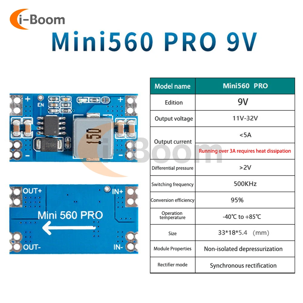 MINI560 PRO buck power supply board DC to DC buck module Converter Voltage Regulator Buck Stabilized Power Supply