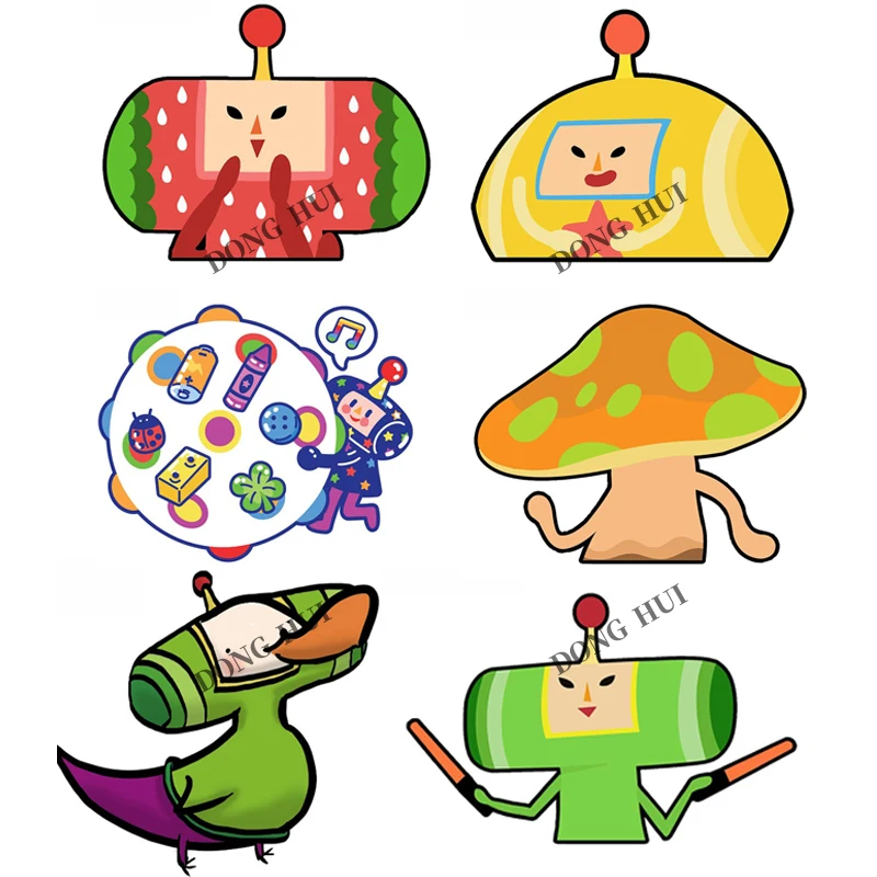 Katamari Damacy Sticker Katamari Car Stickers Kitchen Decal  JDM Racing Motorcycle Trunk Helmet Laptop Vinyl Sticker Accessories