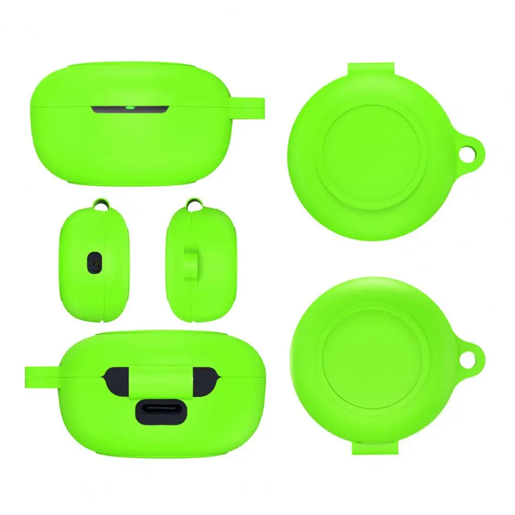 Earphone Case 1 Set Durable Shock Resistant Anti-scratch  Anti-lost Storage with Hook Headphone Cushion