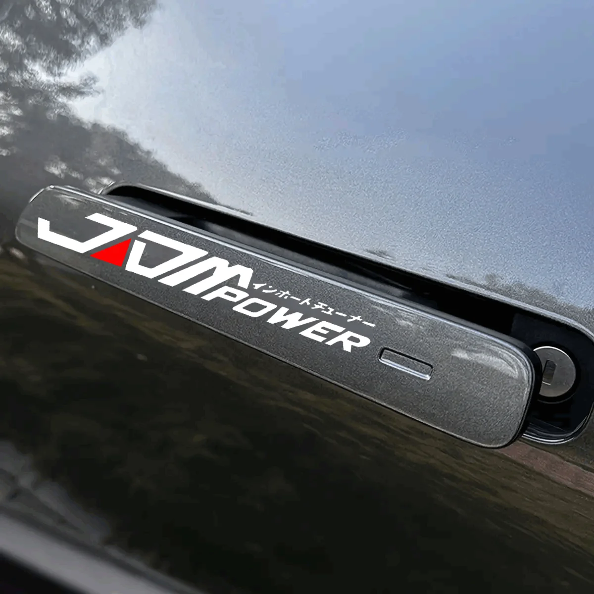 2PCS Scratch-Resistant! Car Window Wiper Stickers - Automotive Decorative Stickers, Self-Adhesive Body Stickers, Matte Finish