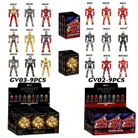Iron Man Avengers MK9.MK10.MK11.MK12.MK13.MK14.MK15.MK16 MK21 Assembled Model Handheld Joint Movable Doll Boy Toy Gift