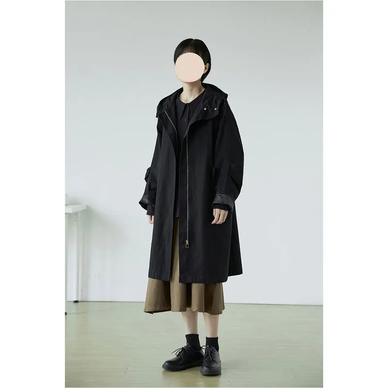 

Women'S Short Trench Coat Cyberpunk Tight Waist Split Hem Pu Stylish Belted Fit Travel Holiday Tops Commute Wear Popular Style