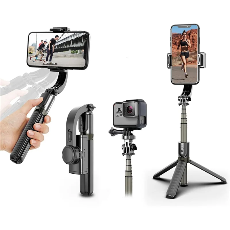 -A15I Selfie Stick 360° Rotation Tripod, Portable Phone Holder, Auto Balance 1-Axis Gimbal Stabilizer For Smartphones