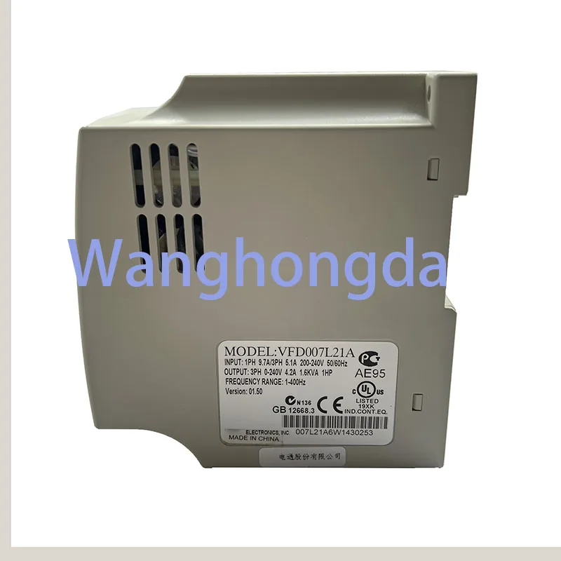 High quality VFD001L21A VFD002L21A VFD004L21A VFD007L21A VFD015L21WVFD-L inverter AC motor drive spot