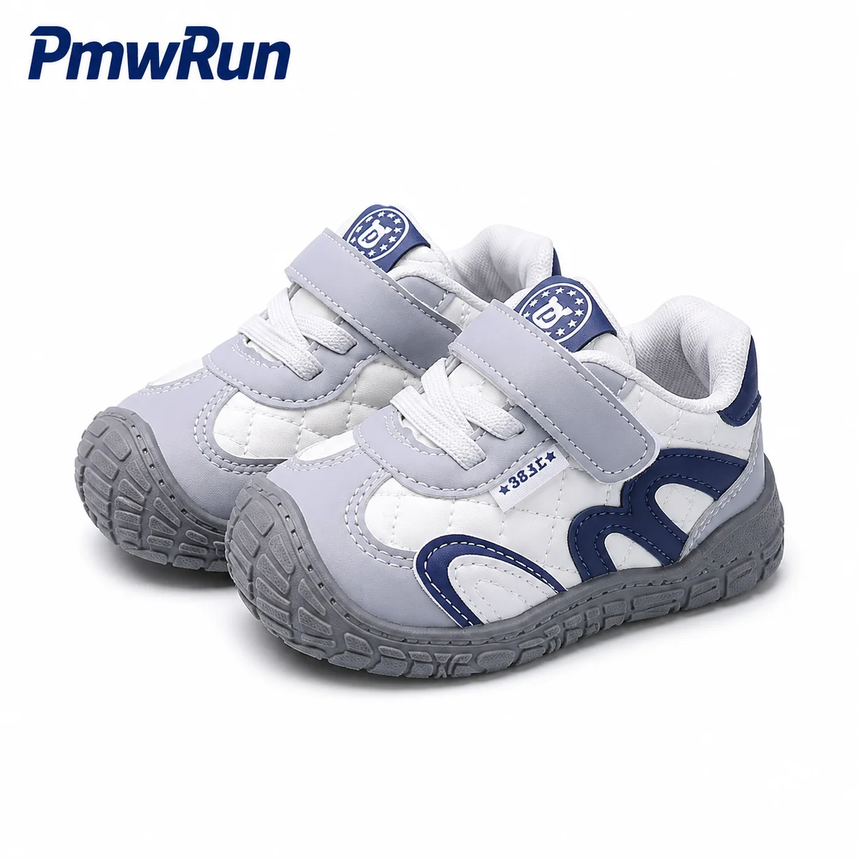 Autumn Sport Shoes For Children PU Leather Waterproof Kid's Sneakers Ergonomics Anti-slippery Children's Running Footwear