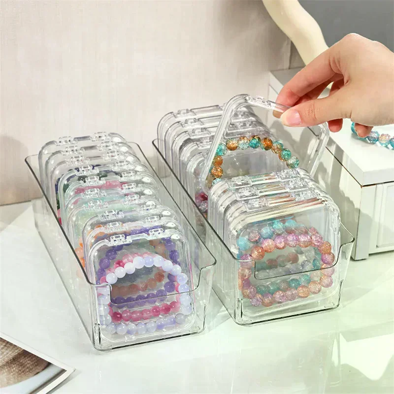 Transparent Plastic Storage Box, Bracelet, Fake Nail Display Box, Multifunctional Packaging Box, Jewelry Box