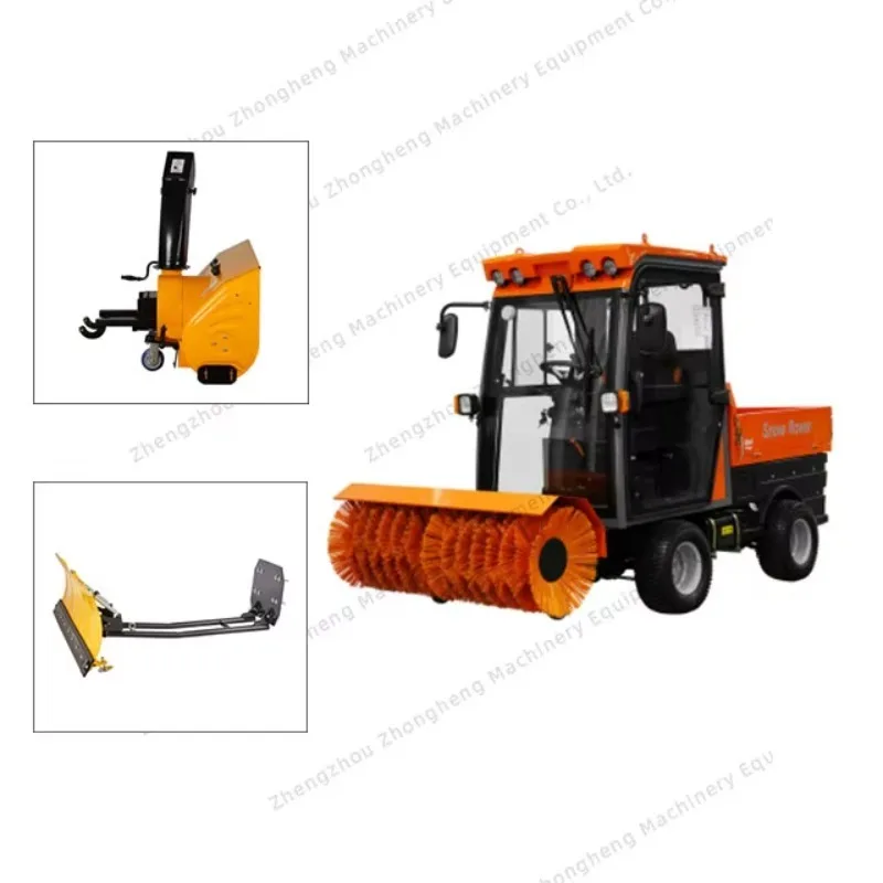 

New Design Four-wheel Driving Type Snow Thrower 25 Snowplow