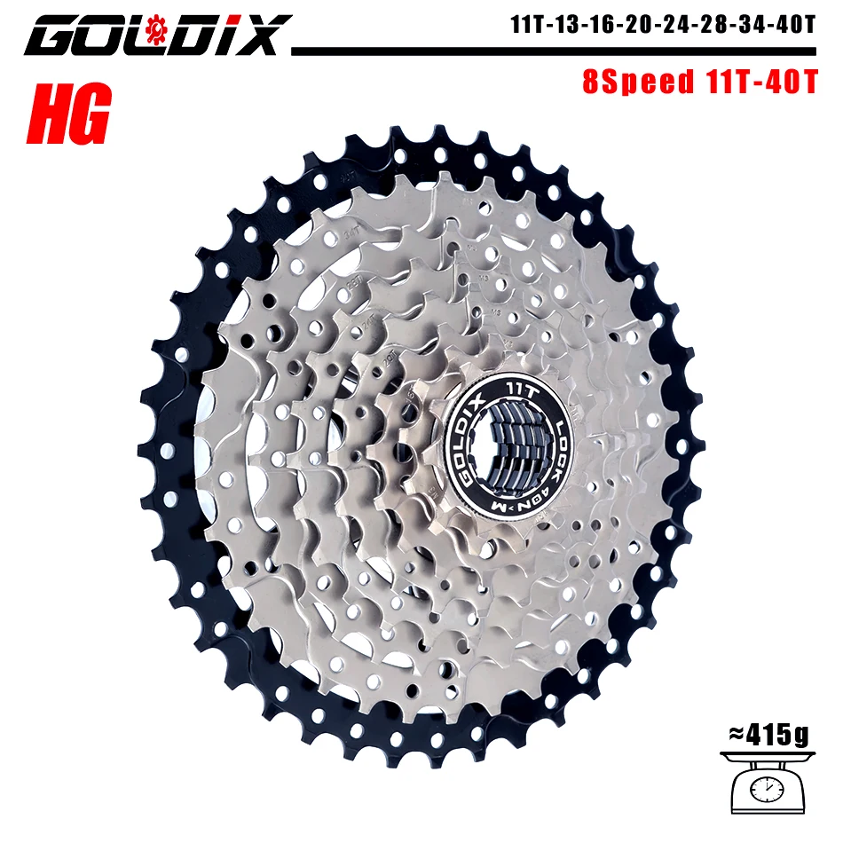 GOLDIX MTB Cassette 8/9/10/11/12 Speed 36/40/42/46/50/52T K7
