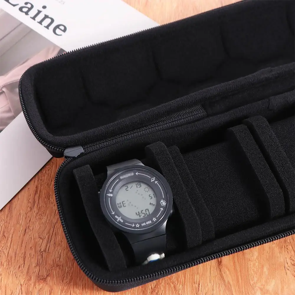 Multi-purpose Watch Box Organizer Multifunctional Drop-proof Watch Travel Case Portable Waterproof Watch Display Holder