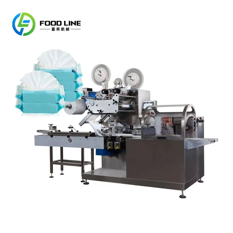 Wet Wipes Manufacturing Machine Commercial Nonwoven Wipes Processing Equipment Production Line