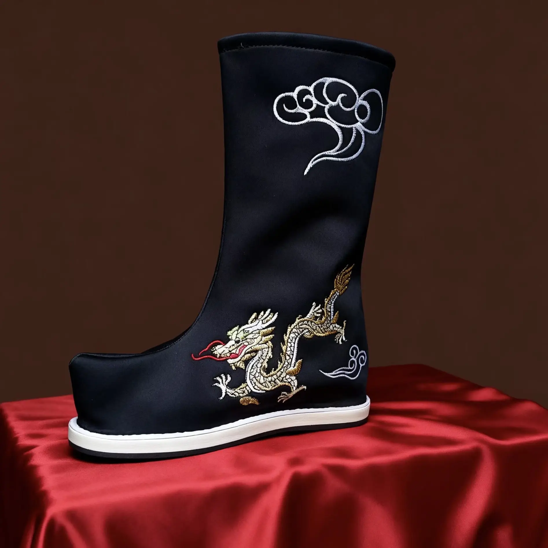 Tradycyjne buty Hanfu, buty dla wojowników, szermierzy, rycerzy, buty do cosplayu, oficjalne buty, płaskie buty do kungfu.