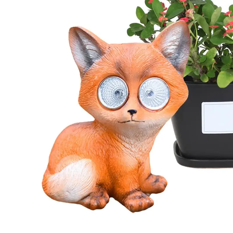 Solar Outdoor Figurine Lights Figurine Statues Light Animal Solar Operated Outdoor Animal Sculptures For Patio Balcony Court