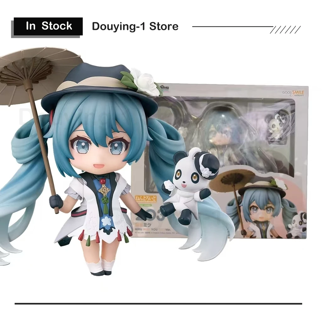 

In Stock GSC 2039 Hatsune Miku WITH 2021 Ver. Anime Action Figure Assembly Model Toys Collectible Model Gifts