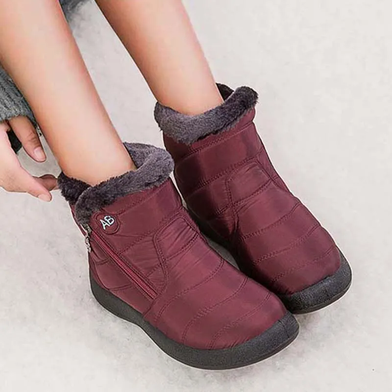 Snow Boots Woman Plus Size Shoes Woman Platform Ladies Shoes New Mid Women's High Boots Casual Winter Ladies Boots Botas Mujer