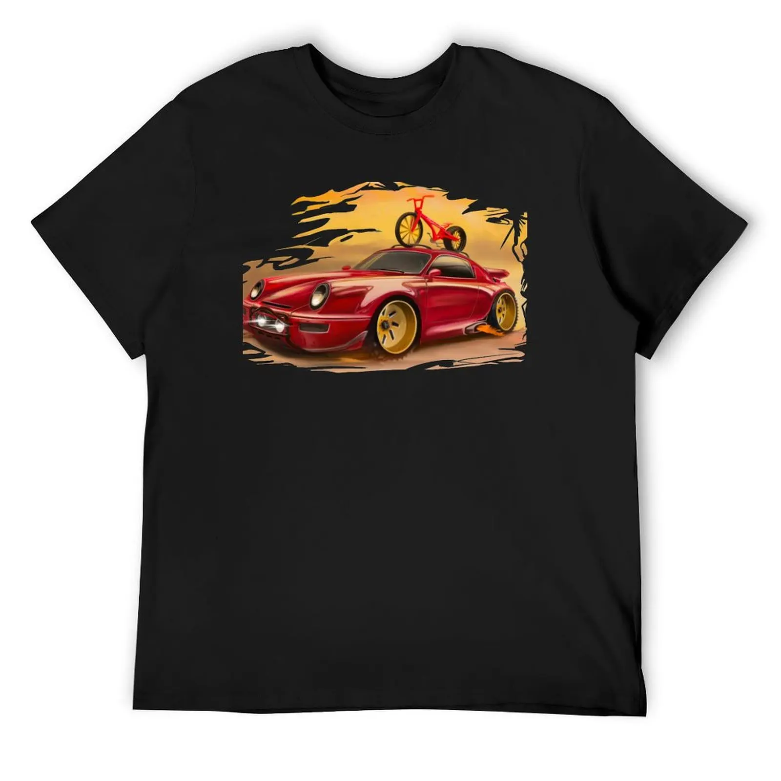 

Race car, automotive art, 911, bicycle illustration, rally car, car sketch by Sammy James T-Shirt