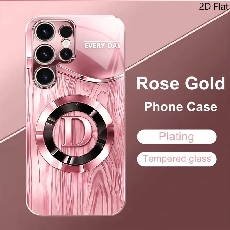 D 2DFlat For Samsung Galaxy S24 S25 S26Ultra S23 S22 S21PLUSFE A55 A54 A52 A35 A15 Phone Cover Shockproof Protective Back Cover