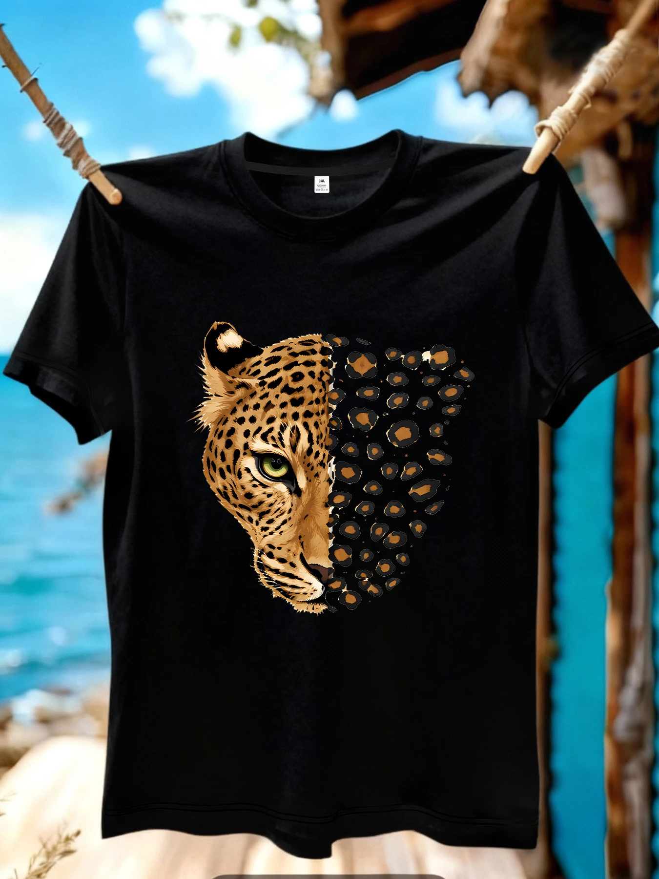 

【JYDX137】Женская футболка с круглым вырезом и тигровым принтом больших размеров, летняя повседневная уличная модная женская футболка с коротким рукавом в стиле Джокер