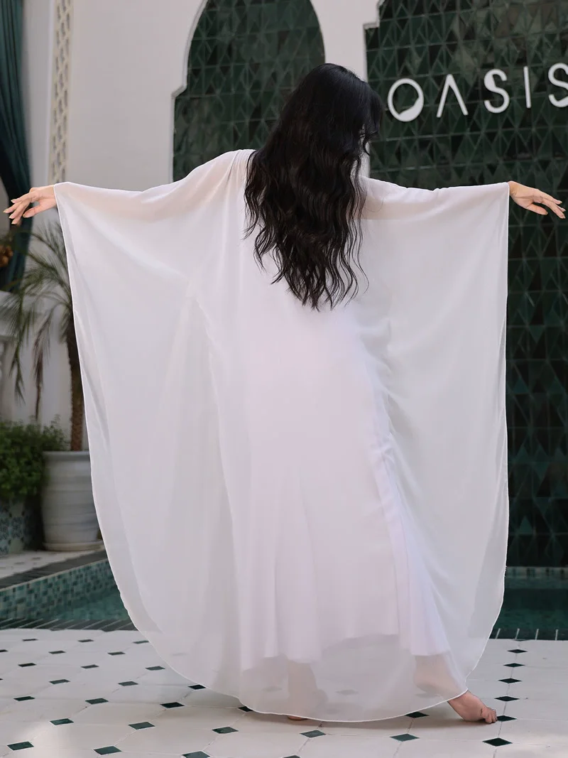여성 이집트 밸리 댄스 전통 Khaleeji Thobe 드레스 민속 무용 Kaftan 드레스 라인 석 Khaleegy 의상 경쟁