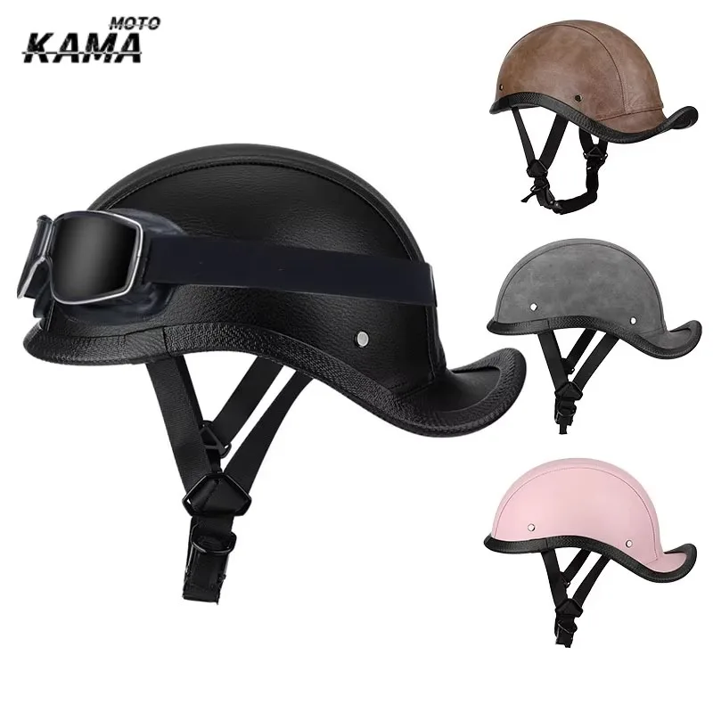 Motorcycle Helmet German Vintage Moto Helmet Retro Casco Moto Helmet Half Face Men Women Capacete Aberto Cascos Para Moto