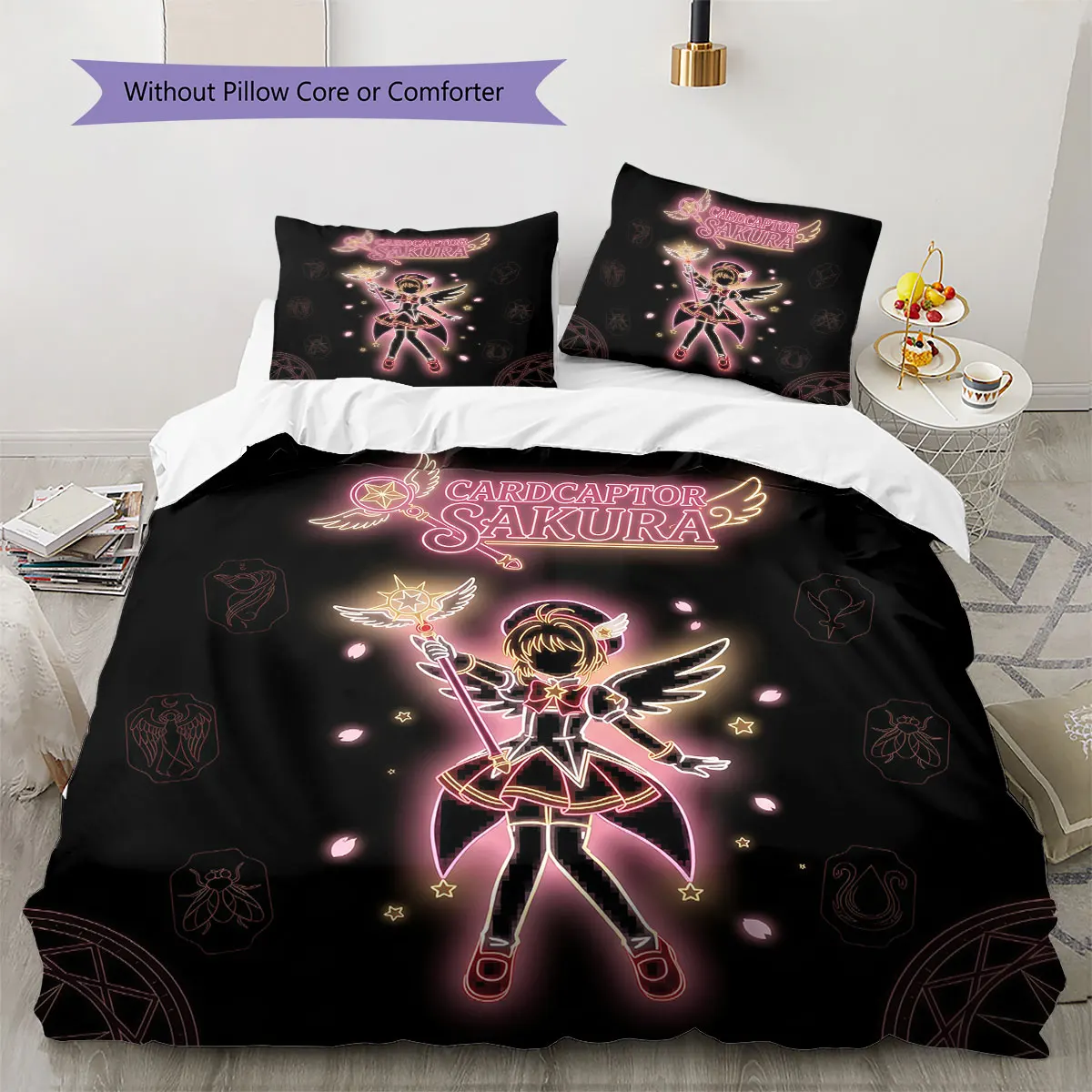 Cardcaptor Sakura Comfor Duvet Cover Children's Bedding Set,Extra Large Size Christmas Gifts Various Sizes Available -HE164