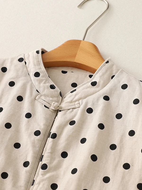 Nowa Jesienno-Zimowa Lniana Kamizelka Damska Chiński Styl Ciepła Wyszczuplająca Retro Zen Ducha Narodowego Trendu Kamizelka Damska