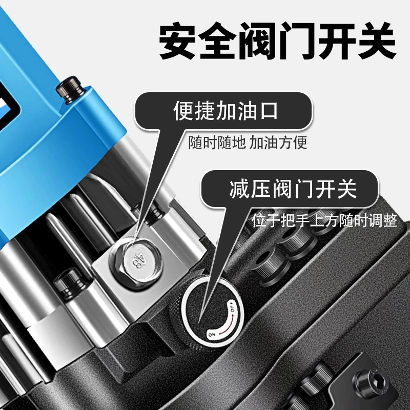 1800W 220V 16T Foot Pedal Electric Hydraulic Punching Machine Angle Iron Angle Steel Channel Steel Stainless Steel Punching