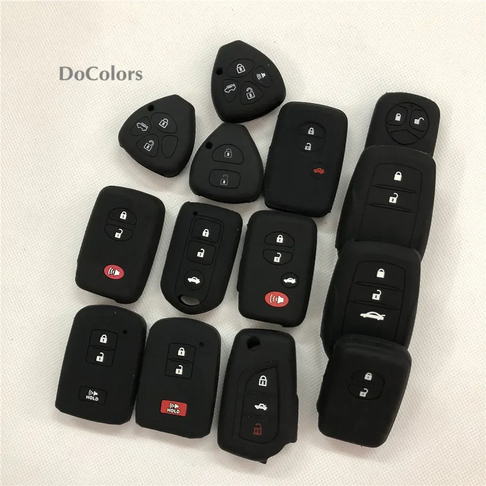 Car Key Cover Case for Toyota Highlander Land Cruiser CR-Z PRADO Succeed Avensis Previa Venza Sienna Prius ZELAS Tundra Vitz Rei