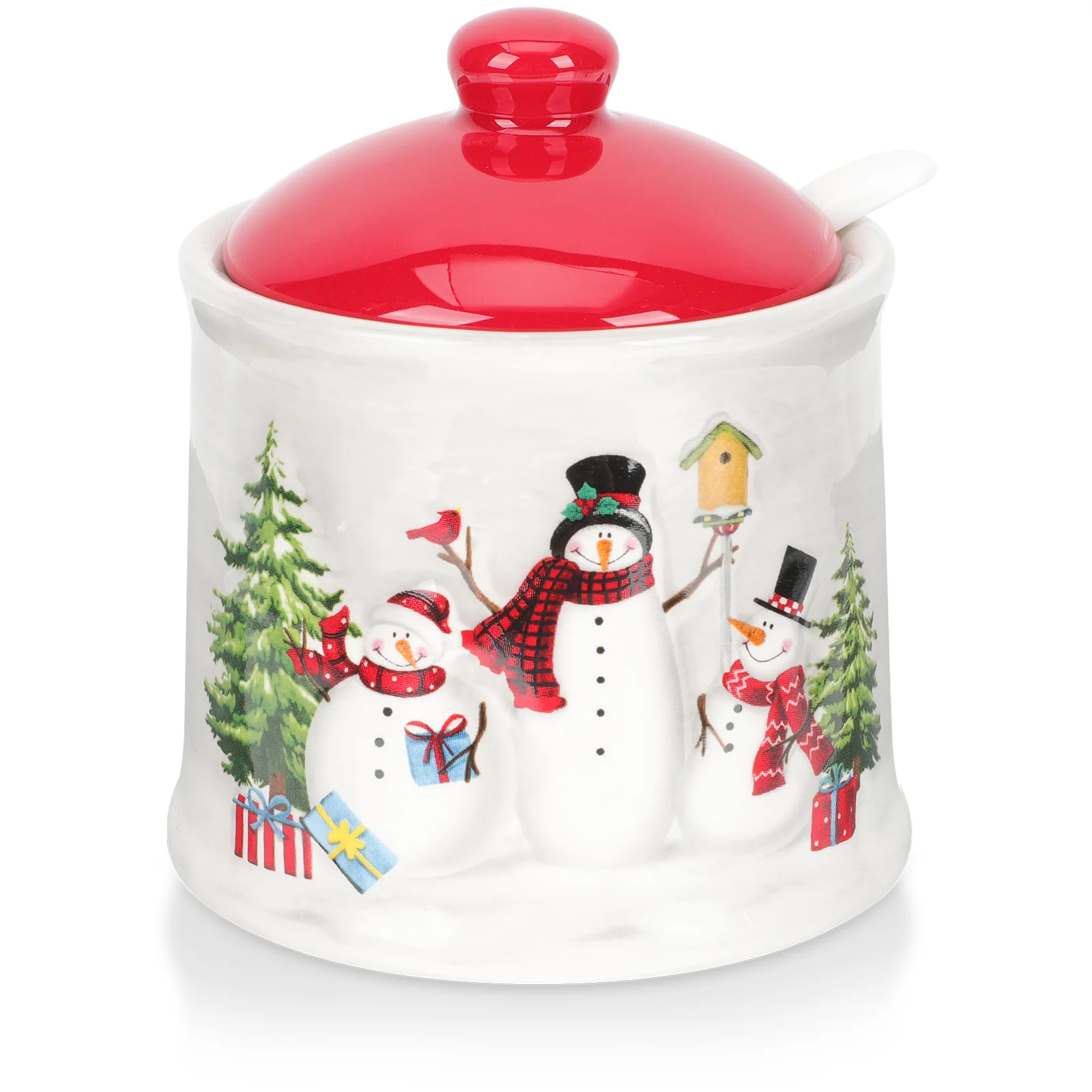 

Xmas Nesting Boxes Ceramic Seasoning Jar Stauffers Cookies Christmas Shaker Holiday Candy Tins Storage Jars