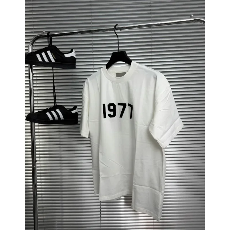 

2025 New Men's and Women's T-shirts Brand Numeric Letter Printing Pure Cotton T-shirts Luxury Tops Loose Casual Short Sleeves