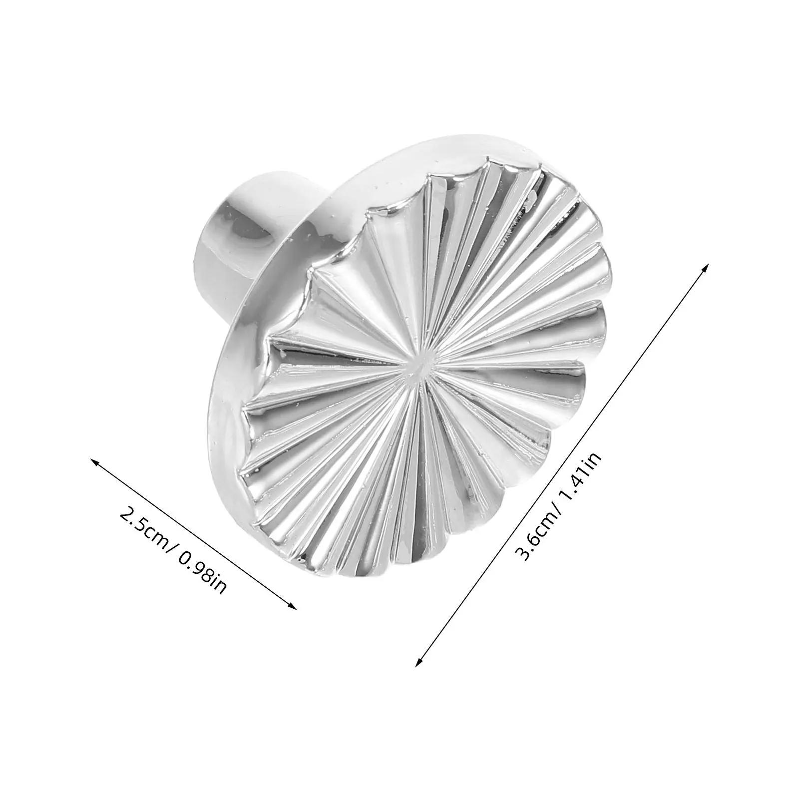12Pcs Circular ABS Cabinet Knobs for Drawers Wardrobes Kitchen Cupboards Easy Install Comfort Grip Stylish Modern Furniture Pull