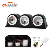 2inch 52MM Triple Gauge Kit  Oil Pressure Gauge   water temp gauge Turbo Boost gauge Tachometer  car meter Water Temp auto Gauge