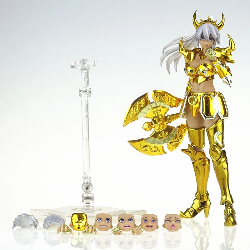 

Anime Figure Great Toys/Gt Saint Seiya Myth Cloth Ex Taurus Erica Holy Contract Female Zodiac Knights Model Toy Boys Gift