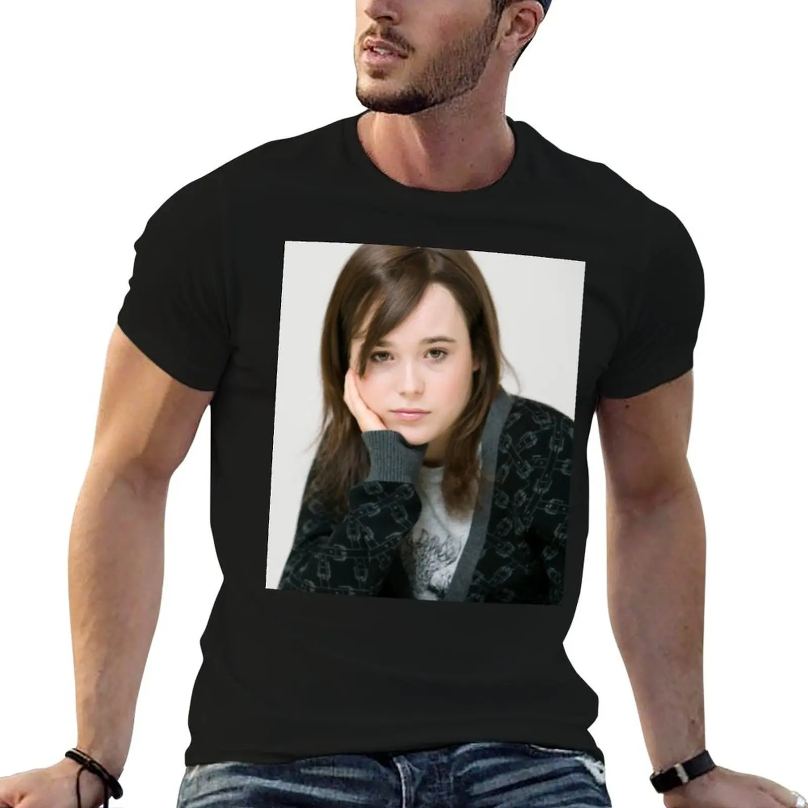 Ellen Page are you kidding me? T-Shirt t shirts for man pack cotton man t shirt luxury t shirt man designer T-shirt