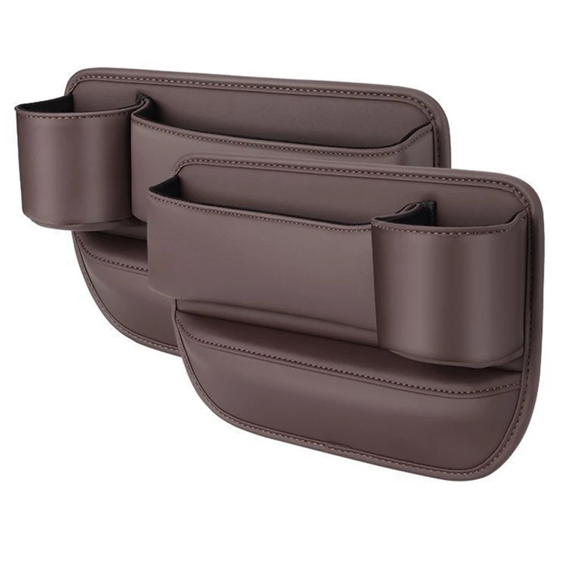 

Автомобильная кожаная сумка-подстаканник, ящик для хранения автомобильного сиденья с подстаканником, автомобильная кожаная сумка-подстаканник